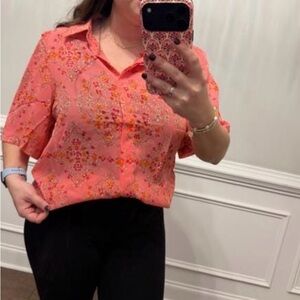 Floral Pink Women's Top